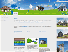 Tablet Screenshot of holzbau-kuehlborn.de